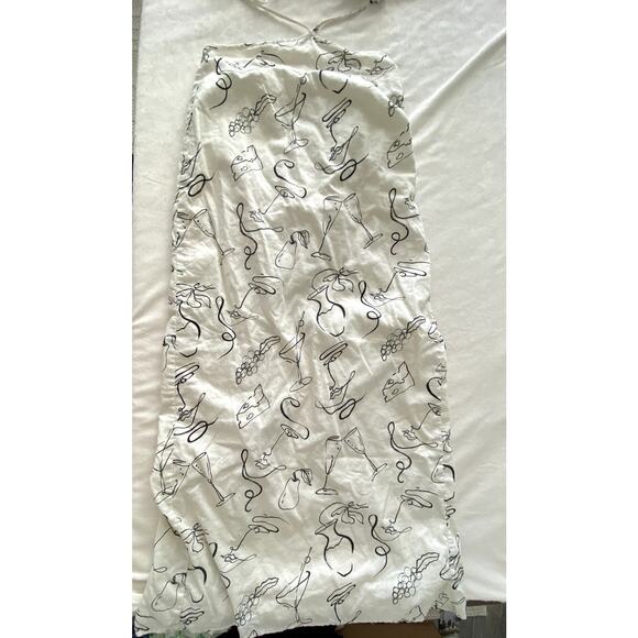 Peppermayo Womens Cutout Strappy Linen Maxi Dress Size 4 - Picture 3 of 7